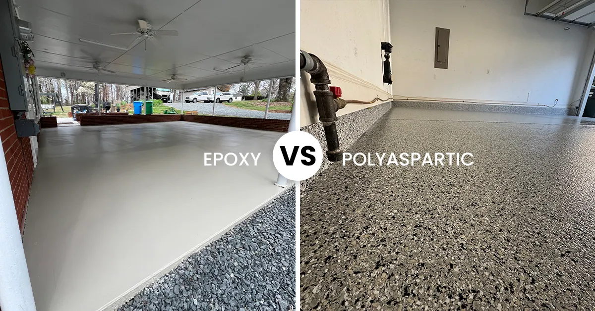 Epoxy vs Polyaspartic Garage Floor Coatings